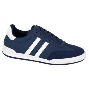 Rdek Mens Kite Synthetic Nubuck Sneakers / Navy/White